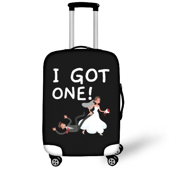 Bride And Groom Wedding Day Marriage Just Married Luggage Covers
