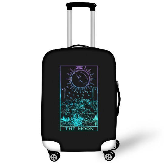 The Moon Tarot Card Rider Waite Witchy Luggage Covers