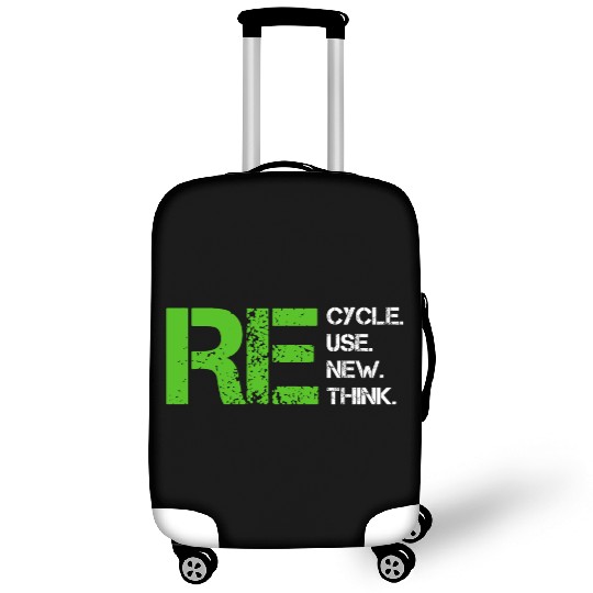 Reduce Reuse Recycle Rethink World Environment Day Luggage Covers