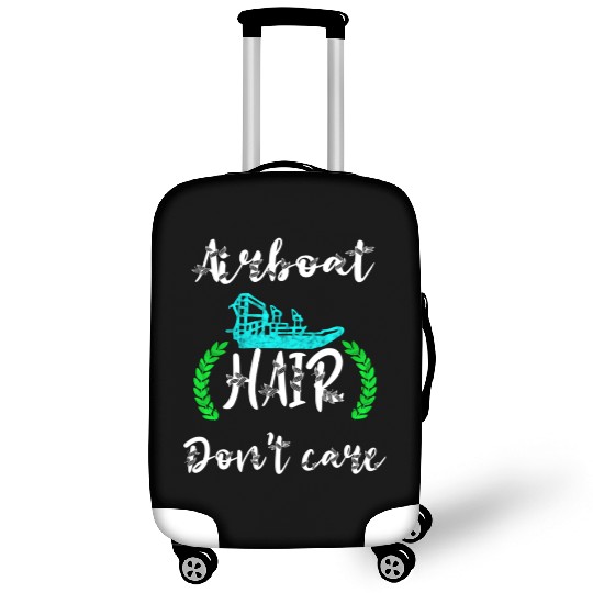 Airboat Hair Don'T Care Swamp Hydroplane Fanboat Luggage Covers
