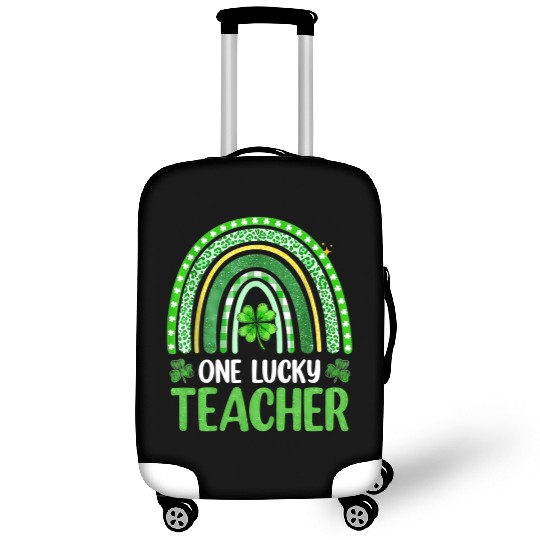 One Lucky Teacher Rainbow St Patrick’S Day Luggage Covers