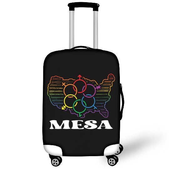 Mesa Pride Month Pride Flag LGBT Community LGBTQ F Luggage Covers