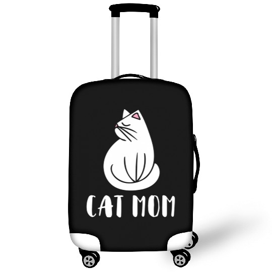 Cat Mom Kitty Cats Moms Crazy Cat Lady Luggage Covers