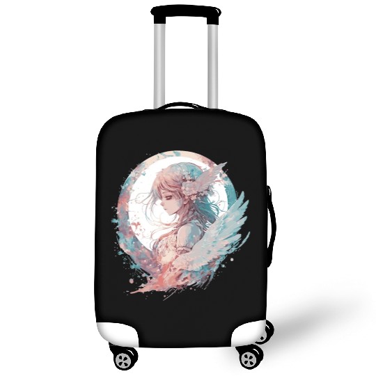Watercolor Anime Fairy Cute Fairycore Pastel Goth Luggage Covers