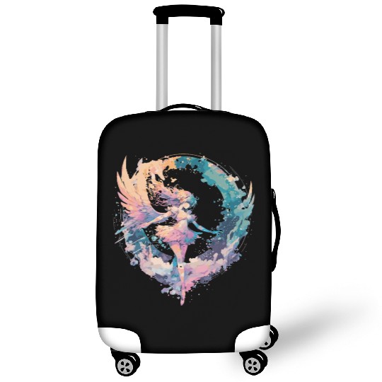Watercolor Fairy Girls Fairycore Pastel Goth Butte Luggage Covers