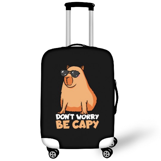 Don'T Worry Be Capy Capybara Luggage Covers