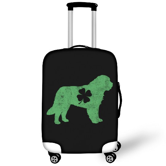 Awesome Bernard Saint Patrick'S Day Dog Dad Mom Luggage Covers