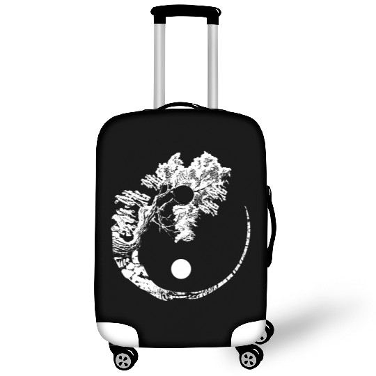 Bonsai Tree Print Zen rit Yin Yang Japanese Luggage Covers