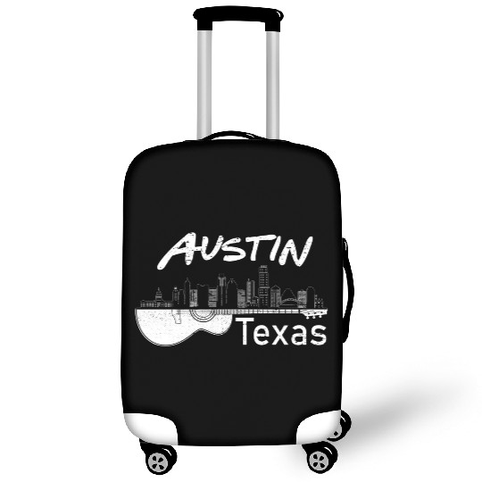 Austin Texas Souvenir Guitar Music Lover Gift Men Luggage Covers