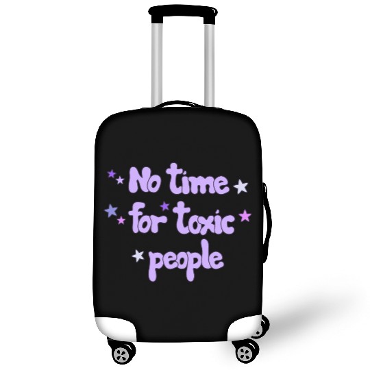 No Time For Toxic Luggage Covers