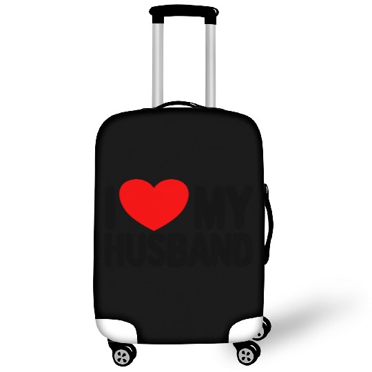 I Love My Husband Red Heart Wife I Love My Husband Luggage Covers