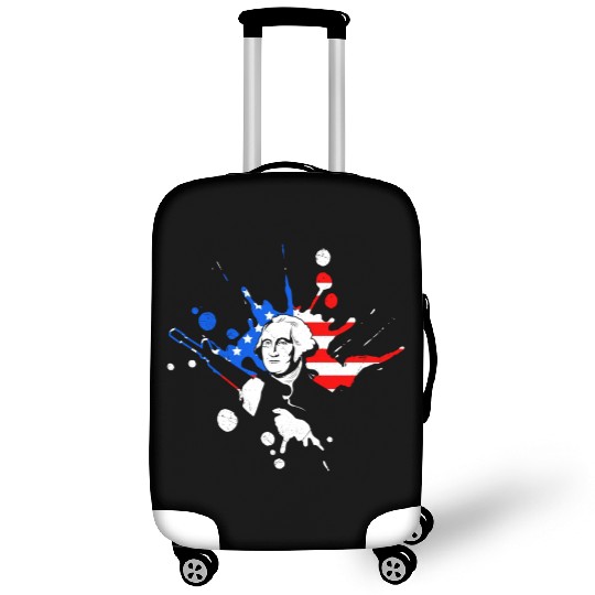 Merica George Washington Independence Day Luggage Covers
