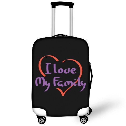 I Love My Family Reunion Relatives Sarcastic Luggage Covers