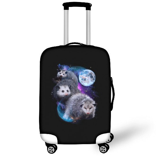 3 Moon Opossum Marsupial Rodent Opossum Novelty Luggage Covers