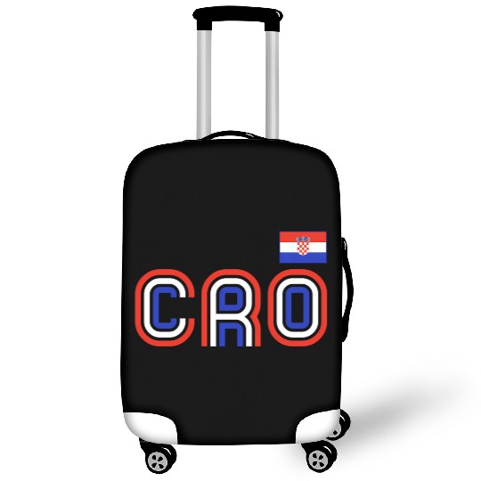 Croatia Flag Retro International Cory Croatian Luggage Covers