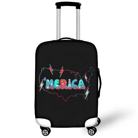Merica Happy 4Th Of July Independence American Day Luggage Covers