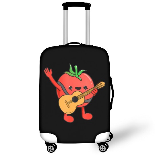 Tomato Playing Guitar Tomato Lover Luggage Covers
