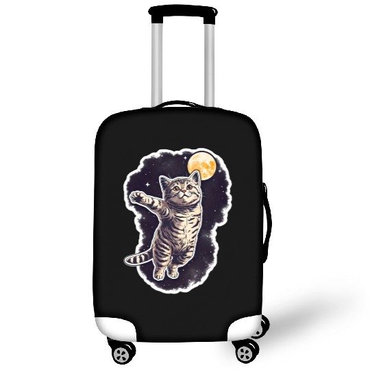 Space cat Luggage Covers