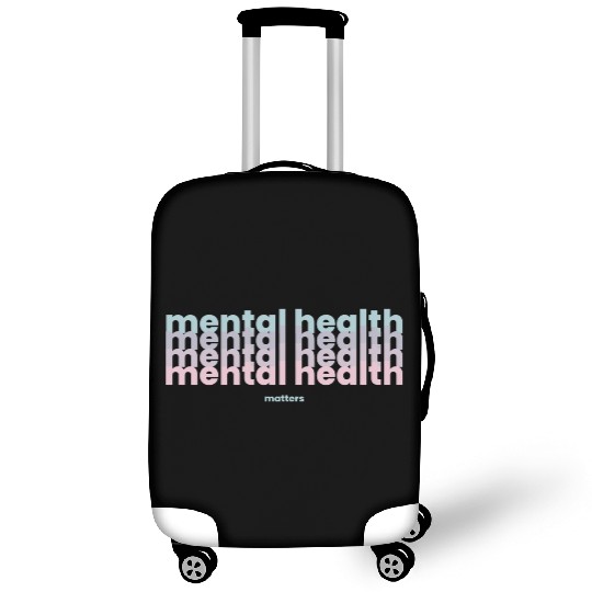 Mental Health Matters | Poppins French Gray Luggage Covers