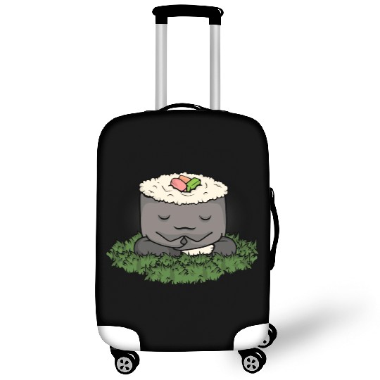Sushi Roll Meditating Gift Yoga Lover Women Luggage Covers