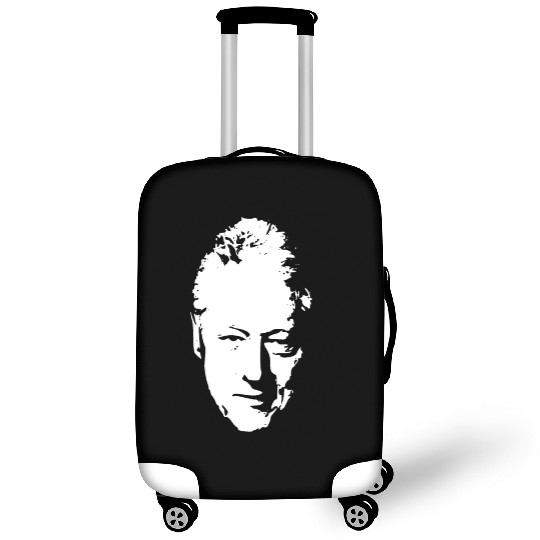 Bill Clinton White On Black Pop Art Luggage Covers