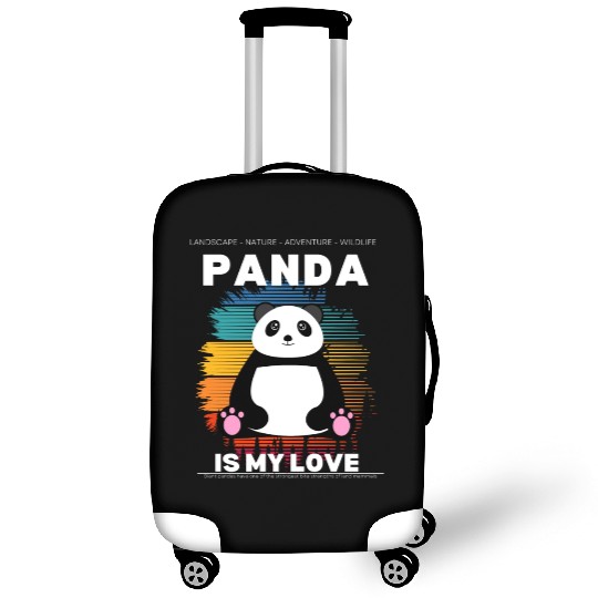Panda Lover Luggage Covers