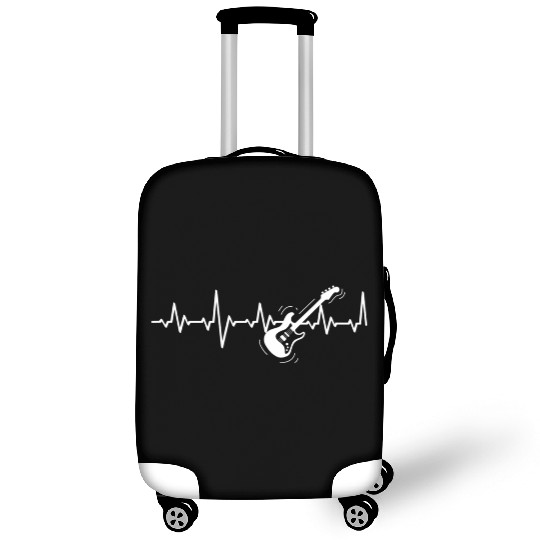 Bass Guitar Player Heartbeat Luggage Covers