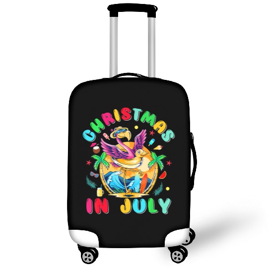 Just A Girl Who Loves Christmas In July Summer Luggage Covers