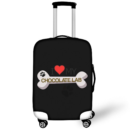 Chocolate Labrador - I Love My Chocolate Lab Luggage Covers