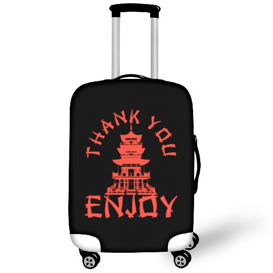 Chinese Take Out Thank You Enjoy Food Asian Luggage Covers