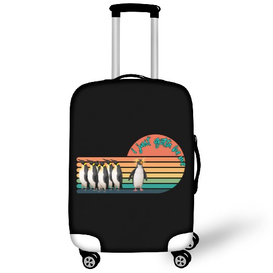 I Just Really Gotta Be Me Penguin Luggage Covers