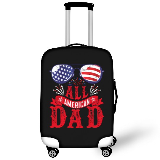 All American Dad America Pride US Patriot Luggage Covers