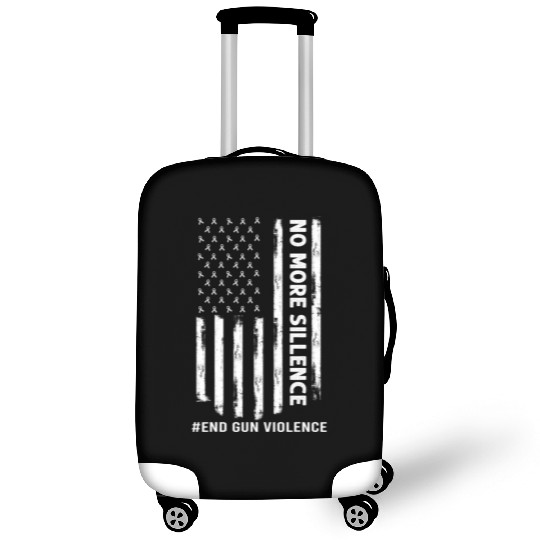 Enough End Gun Violence American Flag Luggage Covers