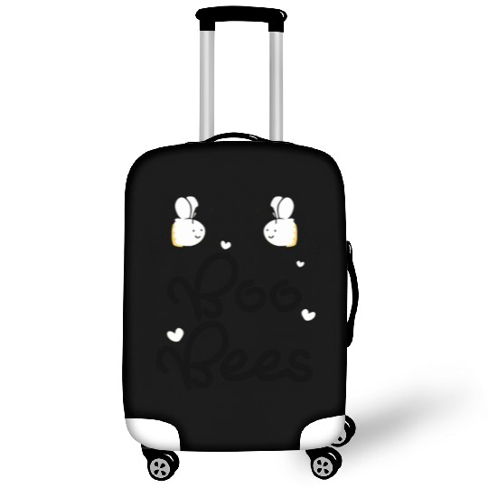 boo bees green Luggage Covers