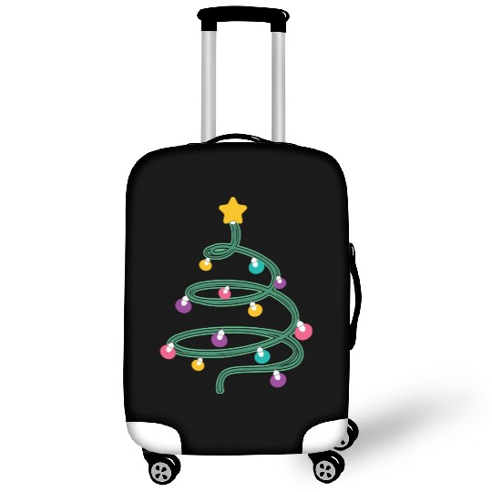 Christmas Light Christmas Tree Luggage Covers