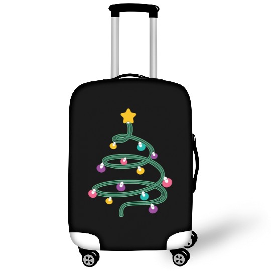 Christmas Light Christmas Tree Luggage Covers