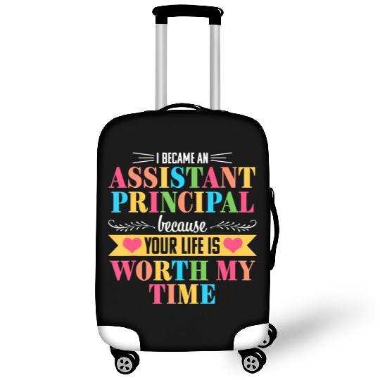 Assistant Principal Cute Appreciation Back to Luggage Covers
