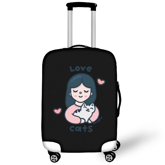 Kawaii Cat Lover Luggage Covers