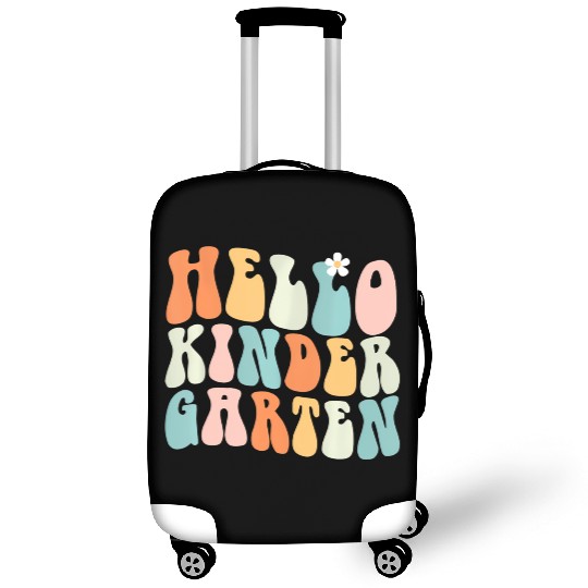 Hello Kindergarten Teacher Team Back To School Luggage Covers
