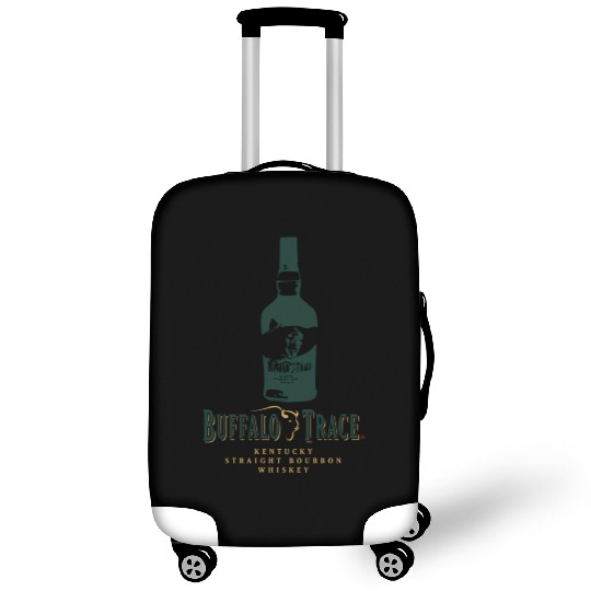 Buffalo Bourbon Whiey Bottle Gold And Green Logo Luggage Covers