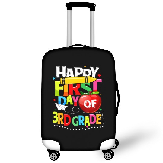 Happy First Day Of 3rd grade teacher team Third Luggage Covers