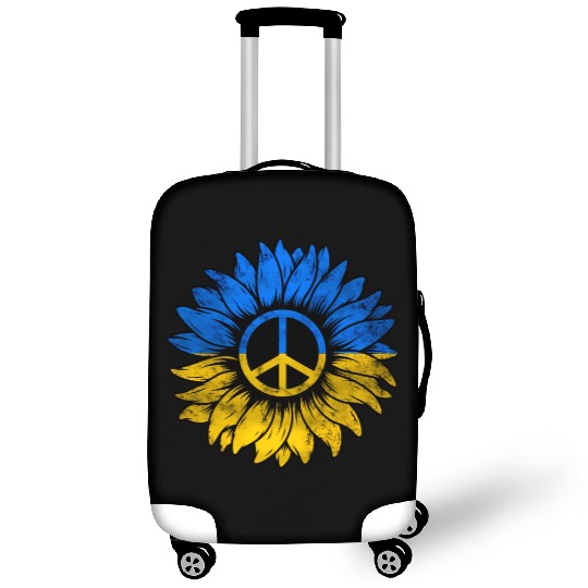 Ukrainian Flag Ukraine Flag Sunflower Luggage Covers