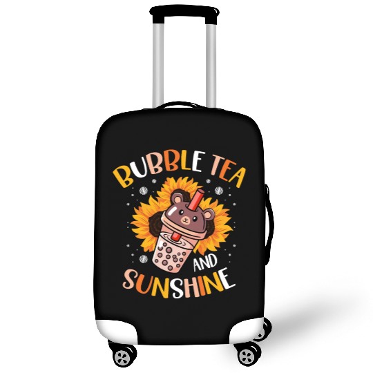 Bubble Tea And Sunshine Boba Tea Drinker Luggage Covers
