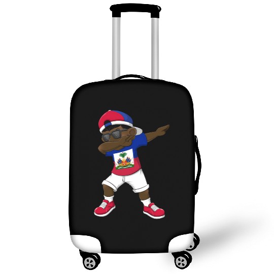 Dabbing Haitian Haiti Flag Dab Dance Luggage Covers