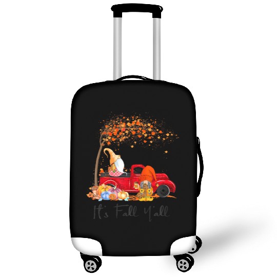 It's Fall Y'all Girls Fall Vibes Autumn Leaves Luggage Covers