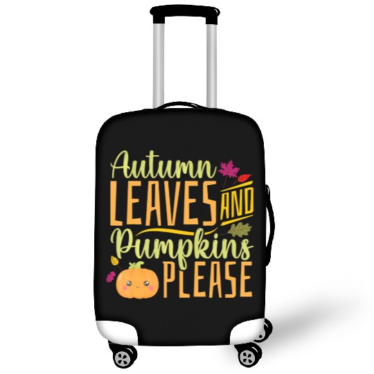 Autumn Leaves and Pumpkins Please - Fall Leaves Luggage Covers