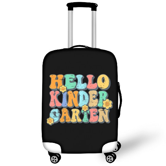 Hello Kindergarten Teacher Team Back To School Luggage Covers