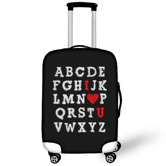 I Love You Abc Alphabet English Teacher Day Luggage Covers