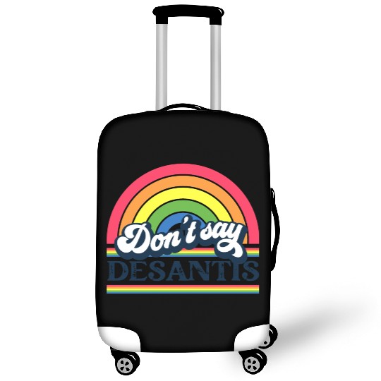 Don't Say DeSantis Rainbow liberal Florida LGBTQ Luggage Covers