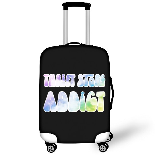 Thrift Store Addict pastel clouds Luggage Covers